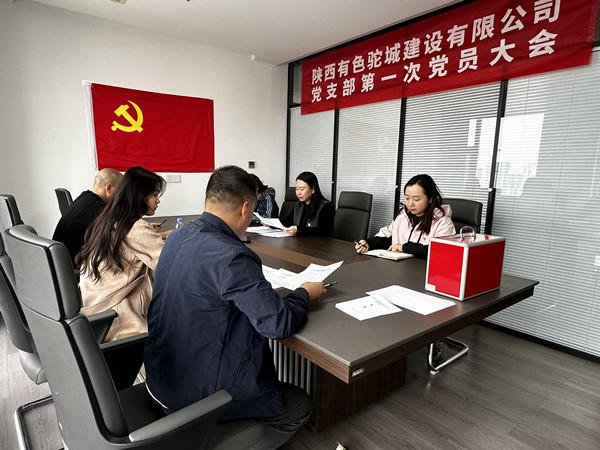 凝心聚力啟新程，有色駝城黨支部正式成立！